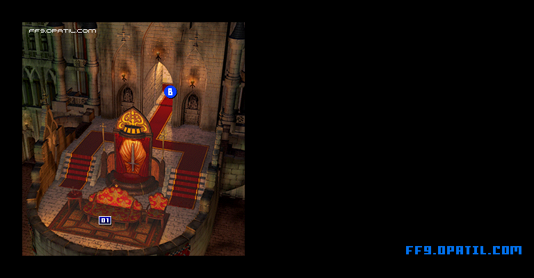 Alexandria Castle Map Image 3 : FF9 - Final Fantasy IX Walkthrough and Strategy Guide