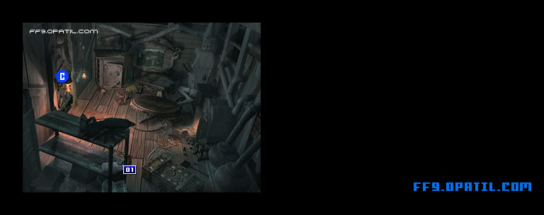 墜落したプリマビスタのマップ画像4：ファイナルファンタジー9 完全攻略
