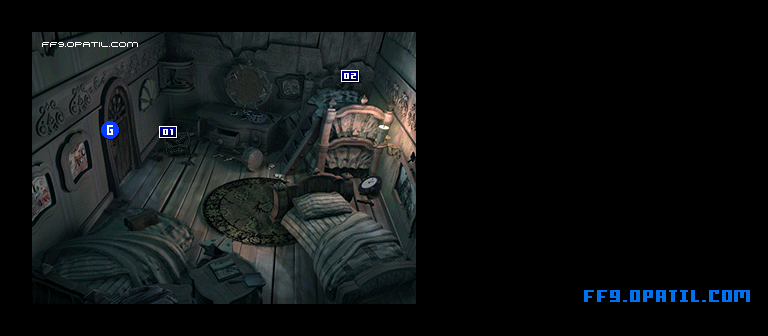 墜落したプリマビスタのマップ画像8：ファイナルファンタジー9 完全攻略