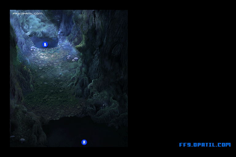 魔の森のマップ画像2：ファイナルファンタジー9 完全攻略