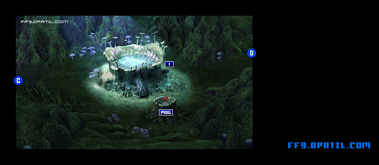 魔の森のマップ画像4：ファイナルファンタジー9 完全攻略
