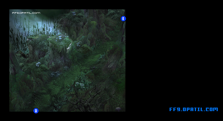 魔の森のマップ画像5：ファイナルファンタジー9 完全攻略