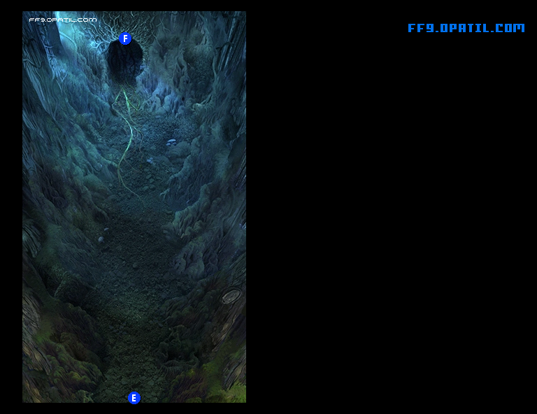 魔の森のマップ画像6：ファイナルファンタジー9 完全攻略