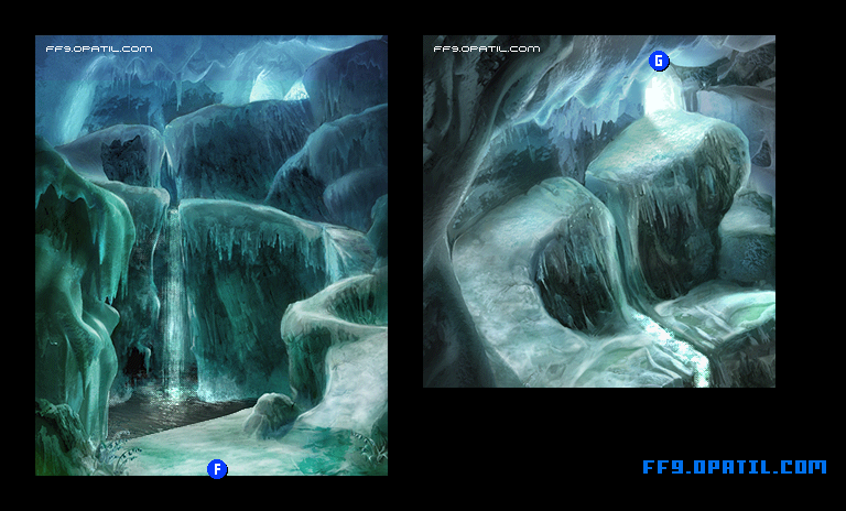 氷の洞窟のマップ画像7：ファイナルファンタジー9 完全攻略