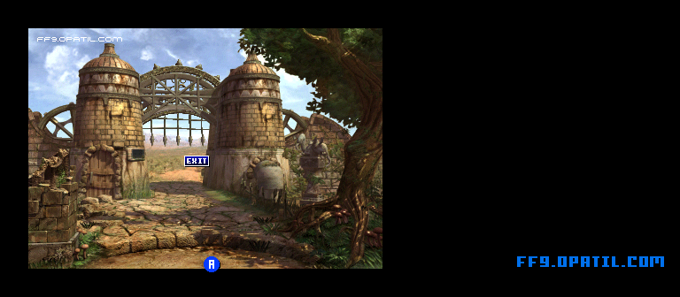 South Gate - Alexandrian station Map Image 1 : FF9 - Final Fantasy IX Walkthrough and Strategy Guide