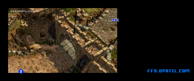 South Gate - Alexandrian station Map Image 5 : FF9 - Final Fantasy IX Walkthrough and Strategy Guide