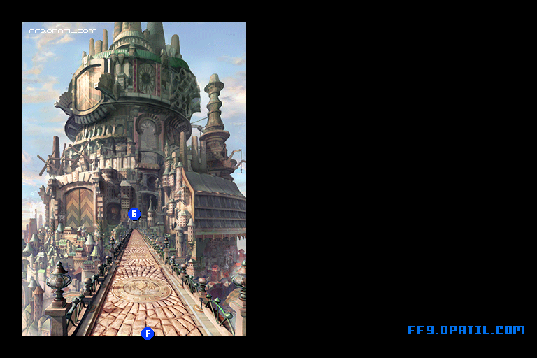 リンドブルム巨大城・中層のマップ画像7：ファイナルファンタジー9 完全攻略