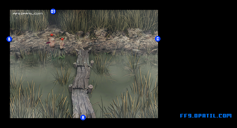 ク族の沼1のマップ画像2：ファイナルファンタジー9 完全攻略