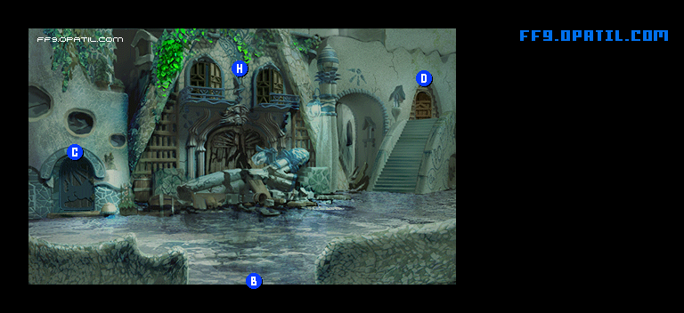 Burmecia Map Image 3 : FF9 - Final Fantasy IX Walkthrough and Strategy Guide