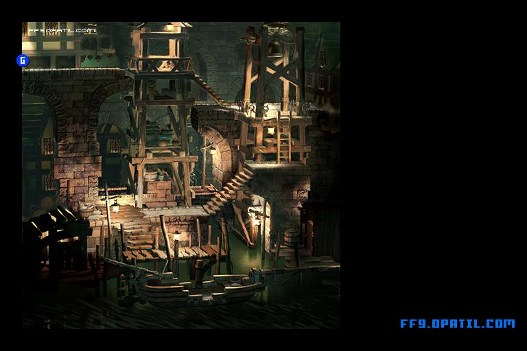 Dark City Treno Map Image 8 : FF9 - Final Fantasy IX Walkthrough and Strategy Guide