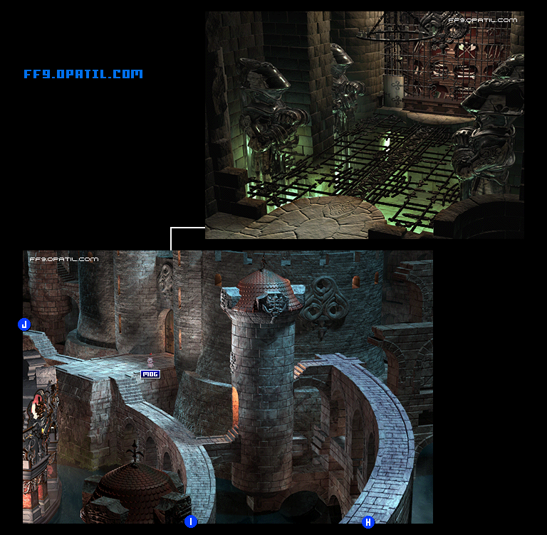 Dark City Treno Map Image 9 : FF9 - Final Fantasy IX Walkthrough and Strategy Guide