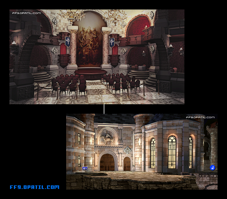 Dark City Treno Map Image 10 : FF9 - Final Fantasy IX Walkthrough and Strategy Guide