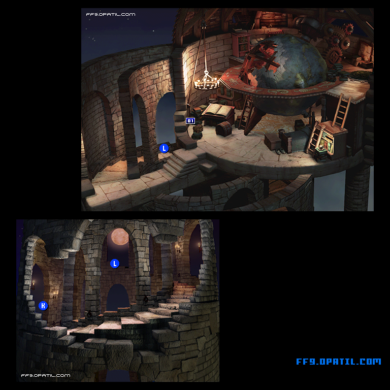 Dark City Treno Map Image 11 : FF9 - Final Fantasy IX Walkthrough and Strategy Guide