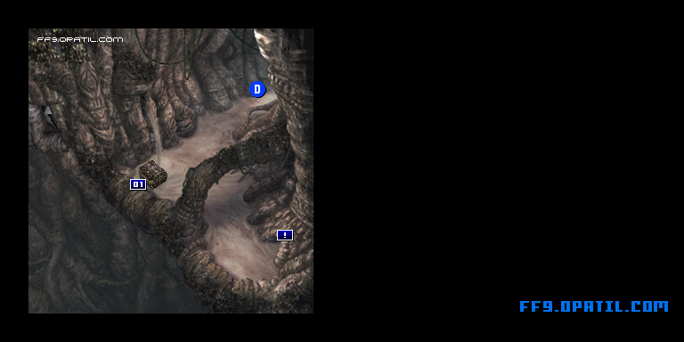 クレイラの幹のマップ画像5：ファイナルファンタジー9 完全攻略
