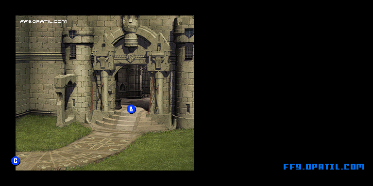 Alexandria Castle - Underground Map Image 3 : FF9 - Final Fantasy IX Walkthrough and Strategy Guide