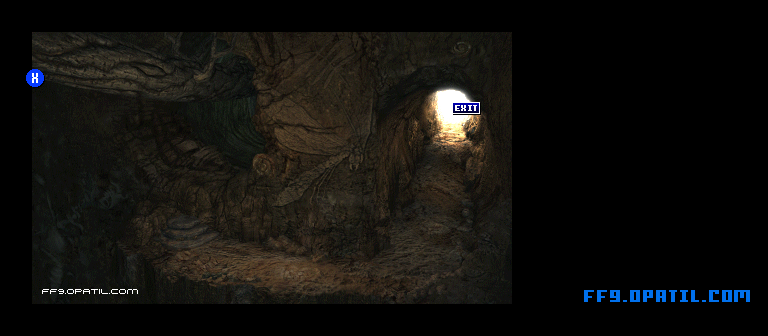 Fossil Roo - After Branch Map Image 18 : FF9 - Final Fantasy IX Walkthrough and Strategy Guide