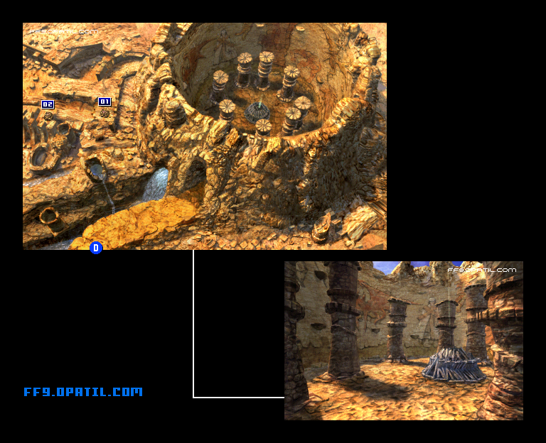 マダイン・サリのマップ画像5：ファイナルファンタジー9 完全攻略