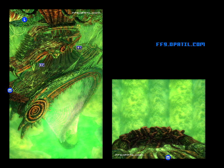 Iifa Tree - Bottom Map Image 8 : FF9 - Final Fantasy IX Walkthrough and Strategy Guide