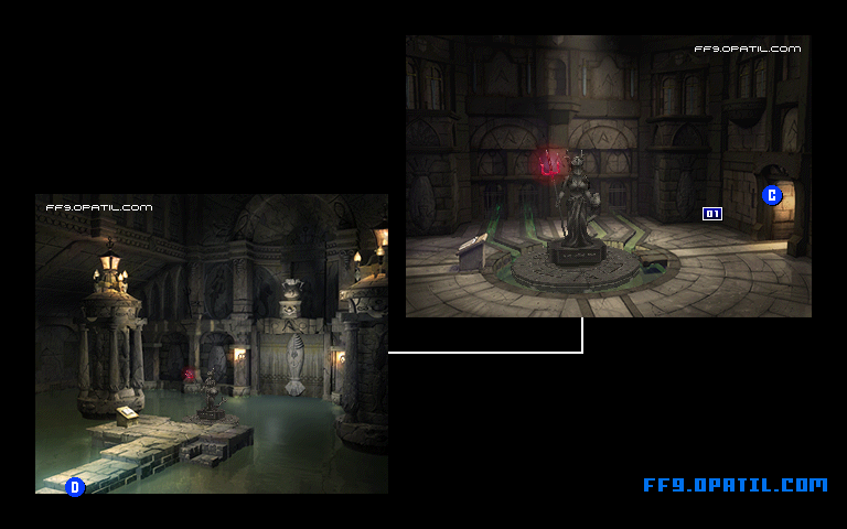Alexandria Castle - Port Map Image 3 : FF9 - Final Fantasy IX Walkthrough and Strategy Guide