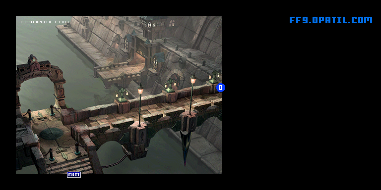Alexandria Castle - Port Map Image 4 : FF9 - Final Fantasy IX Walkthrough and Strategy Guide