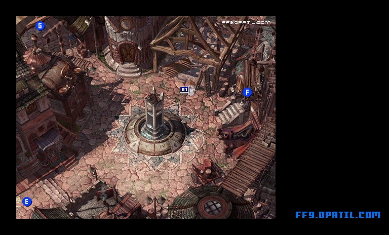 Lindblum Business District - Reconstruction Map Image 6 : FF9 - Final Fantasy IX Walkthrough and Strategy Guide