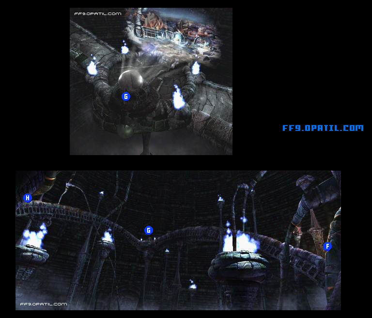 ウイユヴェールのマップ画像6：ファイナルファンタジー9 完全攻略