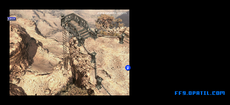デザートエンプレス・人質組のマップ画像13：ファイナルファンタジー9 完全攻略