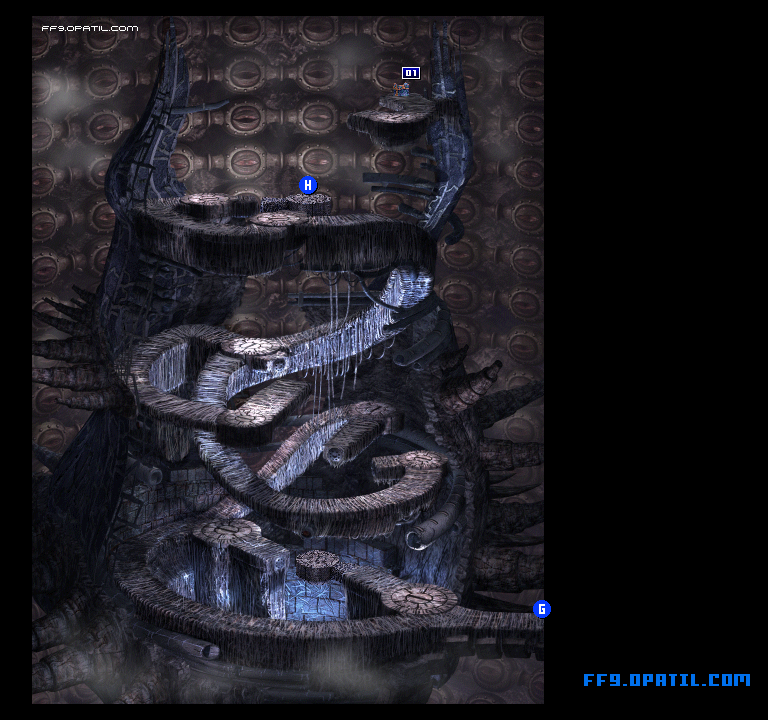パンデモニウムの監獄のマップ画像8：ファイナルファンタジー9 完全攻略